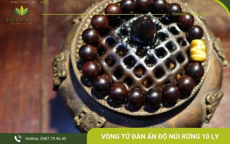 Vòng tử đàn ấn độ núi rừng 10 ly